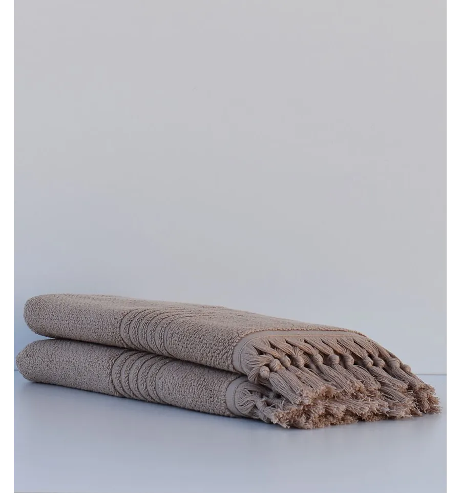 Telo da bagno HANNIBAL beige scuro 