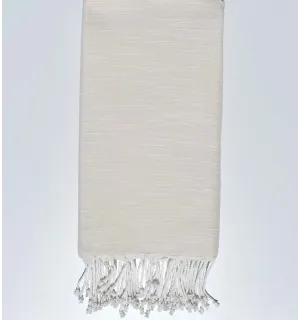 Copriletto fiammato bianca 