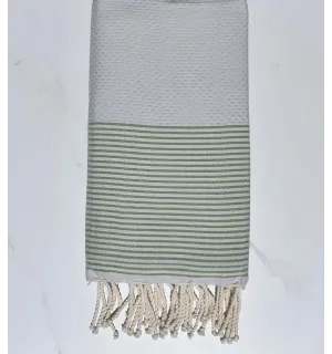 favo grigio con strisce verdi 