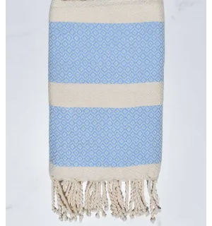 Fouta chevron blu reale 