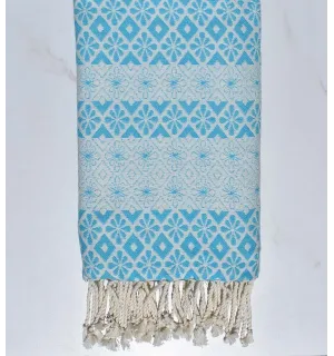 Telo mare fiorito cielo blu 