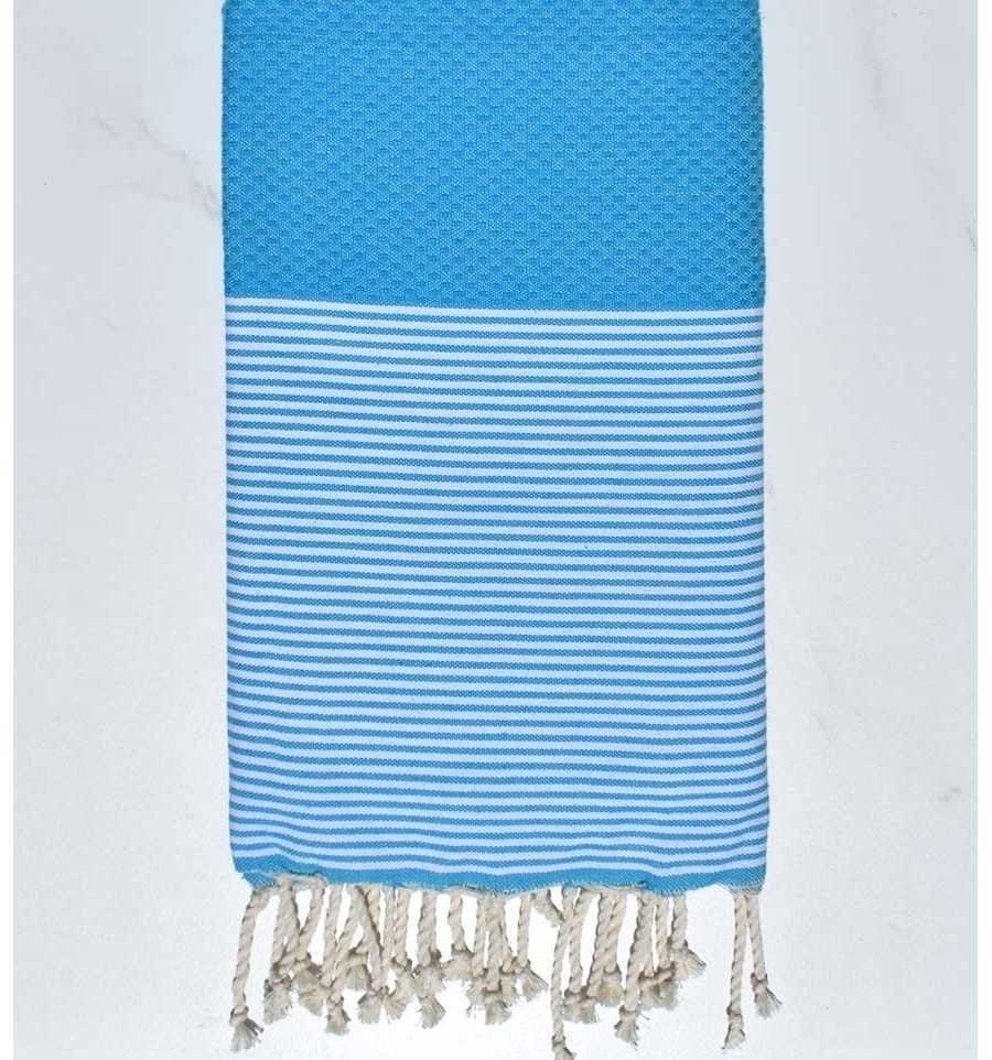 Fouta nido d'ape blu bondi