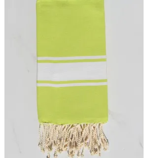 Fouta piatta verde pastello Fouta Tunisia - 1