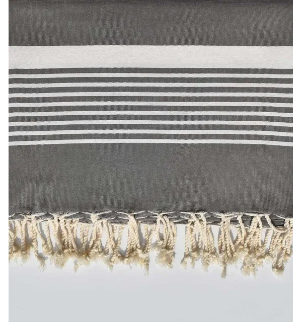 Grande fouta grigio tortora 2m * 2.80m  - 2