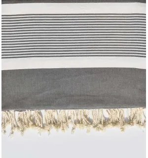 Grande fouta grigio tortora 2m * 2.80m  - 1