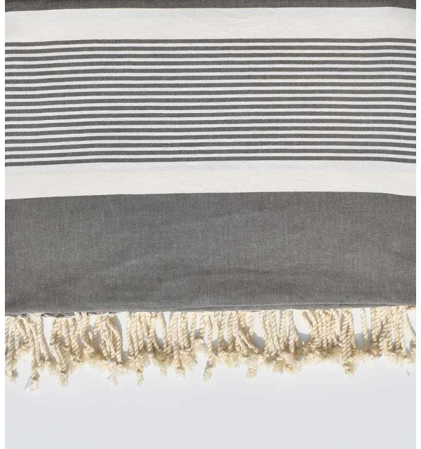 Grande fouta grigio tortora 2m * 2.80m  - 1