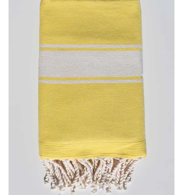 telo mare spugna giallo chiaro Fouta Tunisia - 1