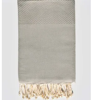 nido d'ape unita talpa chiaro Fouta Tunisia - 1