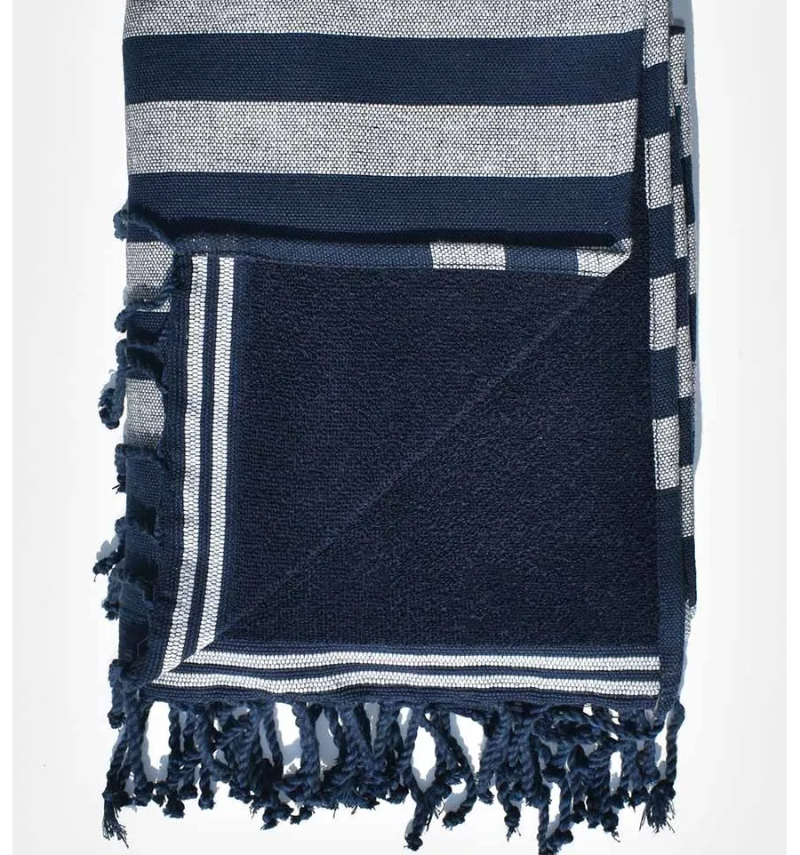 Éponge bleu nuit et gris  - 2