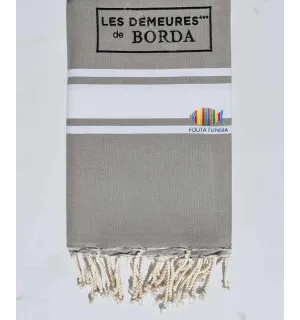 Telo mare ricamato le residenze di BORDA Fouta Tunisia - 1