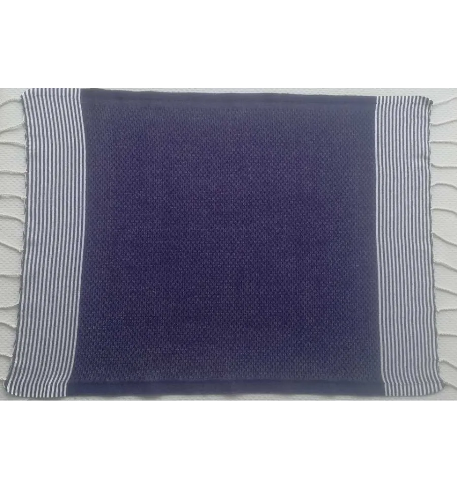 Set di 10 tovaglioli blu notte Fouta Tunisia - 2