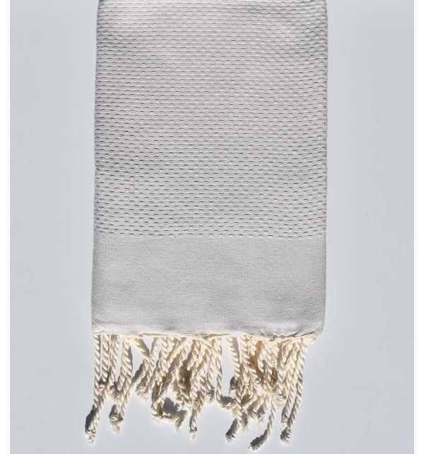 Fouta nido d'ape unita colore argilla  - 1
