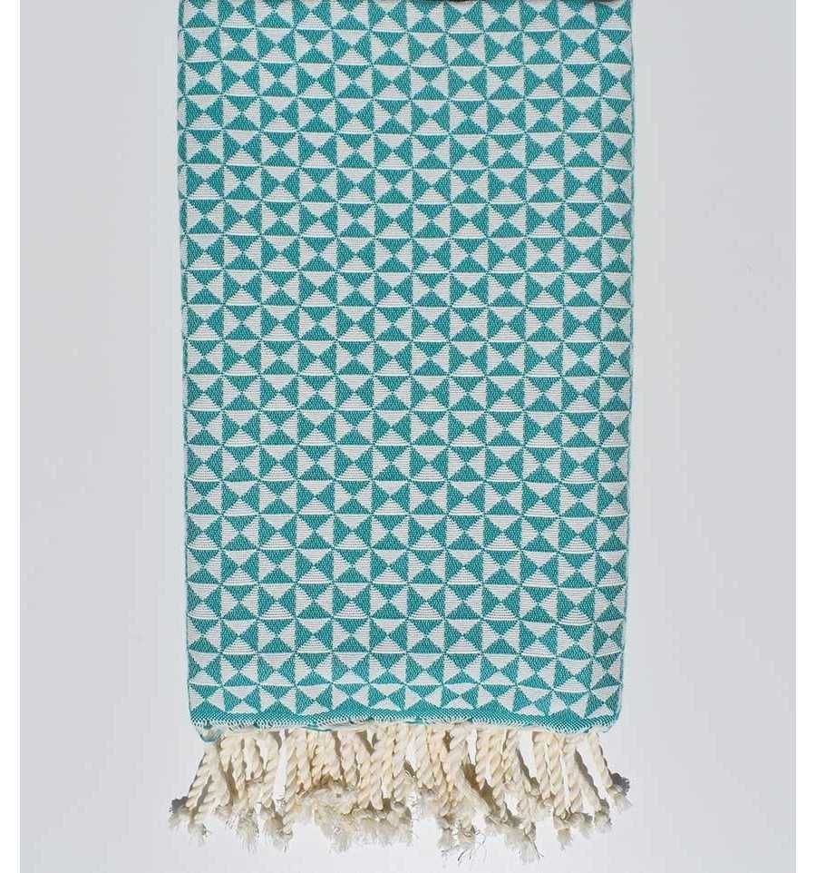 Fouta papillon bleu Sarcelle