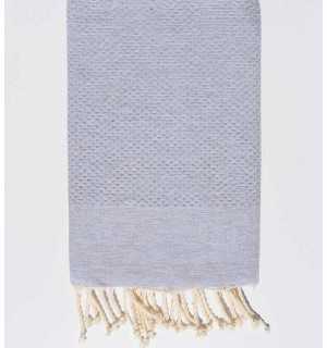 Telo mare unita grigio chiaro Fouta Tunisia - 1